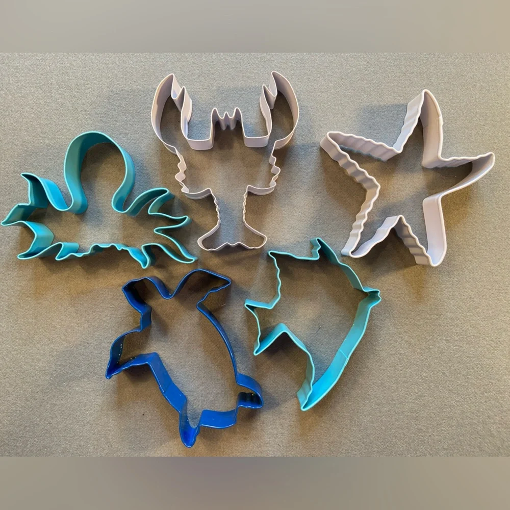 Cookie Cutters Under the sea theme, Ocean, 6‎ cutters SUMMER READY